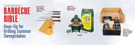 De barbecue-bijbel ‘Gear-up voor grillen’ zomersweepstakes